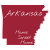 Arkansas Home Sweet Home State Sticker